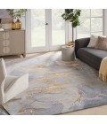 Nourison Prismatic Grey Gold PRS28 12 ft. X 15 ft. Rect. Rug