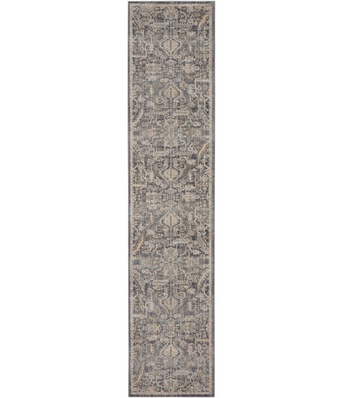 Nourison Nyle Navy Multicolor NYE02 2 ft. 3 in. X 10 ft. Rect. Rug
