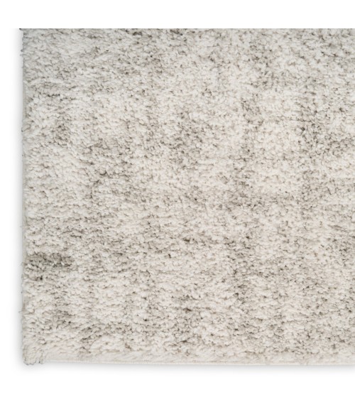 Nourison Modern Shag Ivory Grey MMD06 7 ft. 10 in. X 9 ft. 10 in. Rect. Rug