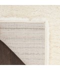 Nourison Luxurious Shag Ivory LXR05 5 ft. 3 in. X 7 ft. 3 in. Rect. Rug