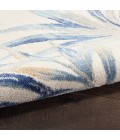 Nourison Pompeii Ivory Blue PMP02 5 ft. 3 in. X 7 ft. 3 in. Rect. Rug