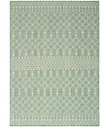 Nourison Positano Blue Green POS02 7 ft. X 10 ft. Rect. Rug