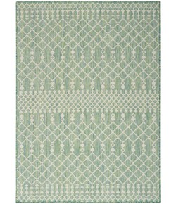 Nourison Positano Blue Green POS02 7 ft. X 10 ft. Rect. Rug