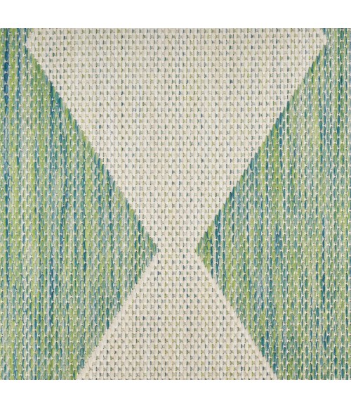 Nourison Positano Blue Green POS04 6 ft. X 9 ft. Rect. Rug