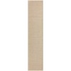 Nourison Tulum Cream TLM03 2 ft. 2 in. X 8 ft. Rect. Rug