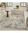 Nourison Concerto Ivory Blue Grey CNC01 6 ft. X 9 ft. Rect. Rug