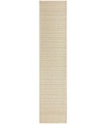 Nourison Tulum Cream TLM01 2 ft. 2 in. X 10 ft. Rect. Rug