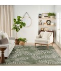 Nourison Garden Oasis Green Ivory GOA01 10 ft. X 14 ft. Rect. Rug