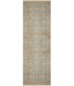 Nourison Vintage Washables Navy Multicolor VWS10 2 ft. X 6 ft. Rect. Rug