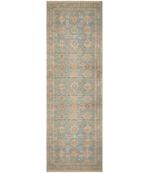 Nourison Vintage Washables Navy Multicolor VWS10 2 ft. X 6 ft. Rect. Rug