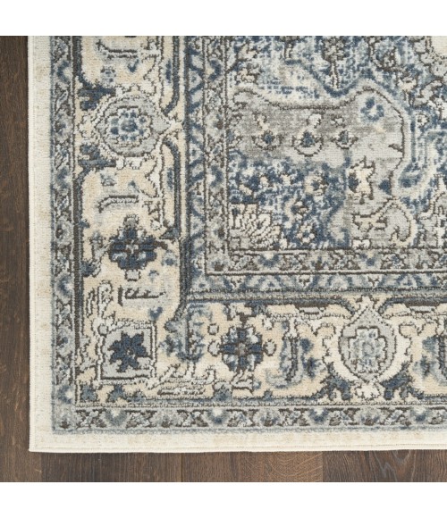Nourison Concerto Ivory Navy CNC18 3 ft. 9 in. X 5 ft. 9 in. Rect. Rug