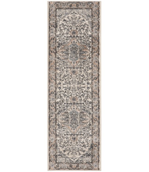 Nourison Concerto Ivory Grey CNC05 2 ft. 2 in. X 6 ft. Rect. Rug