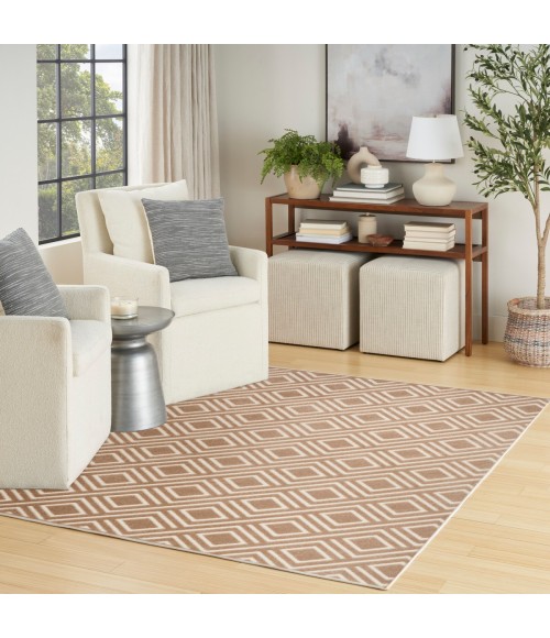 Nourison Casual Brown CSU03 6 ft. 7 in. X 9 ft. 2 in. Rect. Rug