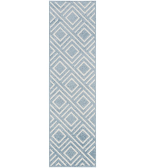 Nourison Casual Blue CSU03 2 ft. X 6 ft. Rect. Rug