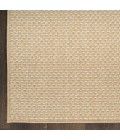Nourison Tulum Taupe TLM03 2 ft. X 6 ft. Rect. Rug