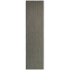Nourison Horizon Indoor/Outdoor Charcoal HOZ02 2 ft. 2 in. X 8 ft. Rect. Rug