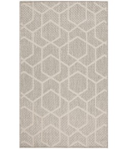 Nourison Horizon Indoor/Outdoor Grey HOZ01 3 ft. X 5 ft. Rect. Rug