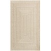 Nourison Tulum Cream TLM04 2 ft. X 3 ft. Rect. Rug