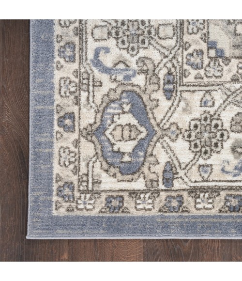 Nourison Concerto Blue CNC05 3 ft. 9 in. X 5 ft. 9 in. Rect. Rug