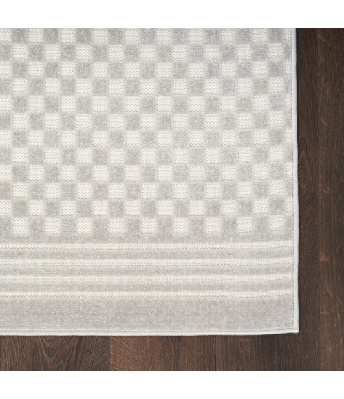 Nourison Casual Light Grey CSU02 3 ft. 11 in. X 5 ft. 11 in. Rect. Rug