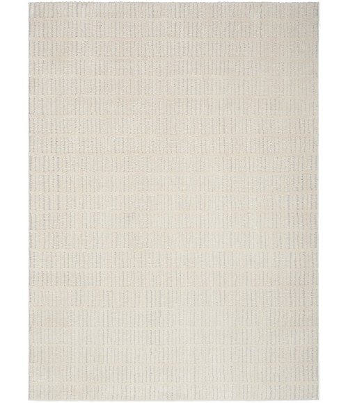 Nourison Cozy Modern Ivory Grey CMD03 7 ft. 10 in. X 9 ft. 10 in. Rect. Rug
