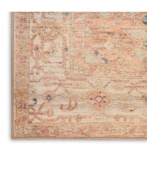 Nourison Vintage Washables Multicolor Rug VWS15 5 ft. 3 in. X 7 ft. 3 in. Rect. - Rugs Town Nourison Vintage Washables Multicolor VWS15 5 ft. 3 in. X 7 ft. 3 in. Rect. Rug