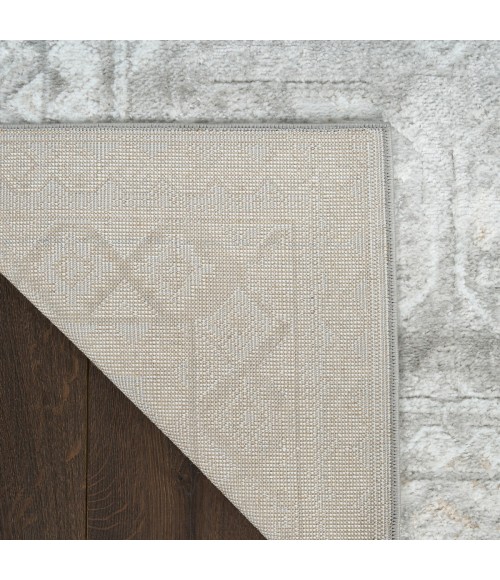 Nourison Dekor Grey DEK01 5 ft. 3 in. X 7 ft. Rect. Rug