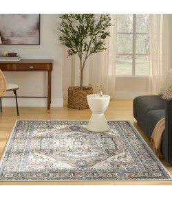Nourison Concerto Ivory Taupe CNC18 6 ft. X 9 ft. Rect. Rug