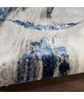 Nourison Splash Grey Navy BSK02 8 ft. Rect. Rug