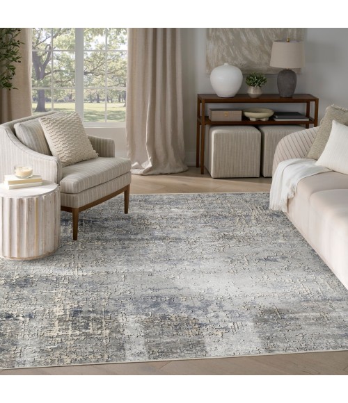 Nourison Quarry Dark Grey QUA17 8 ft. X 10 ft. Rect. Rug