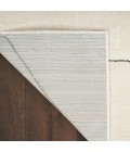 Nourison Cozy Modern Ivory Black Rug CMD02 5 ft. 3 in. X 7 ft. Rect. - Rugs Town Nourison Cozy Modern Ivory Black CMD02 5 ft. 3 in. X 7 ft. Rect. Rug