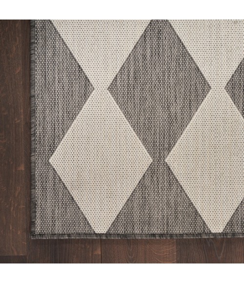 Nourison Positano Charcoal POS04 4 ft. X 6 ft. Rect. Rug
