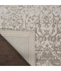 Nourison Damask White DAS06 3 ft. 6 in. x 5 ft. 6 in. Rect. Rug