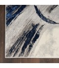 Nourison Splash Grey Navy BSK02 8 ft. Rect. Rug