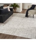 Nourison Modern Shag Ivory Grey MMD06 7 ft. 10 in. X 9 ft. 10 in. Rect. Rug