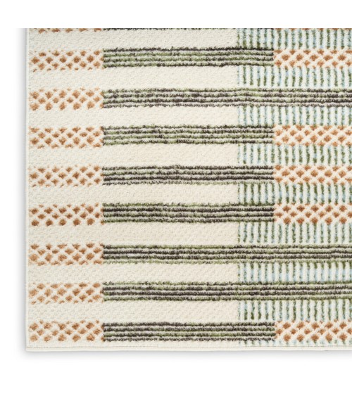 Nourison Nordic Ivory Multicolor NRC15 4 ft. X 6 ft. Rect. Rug
