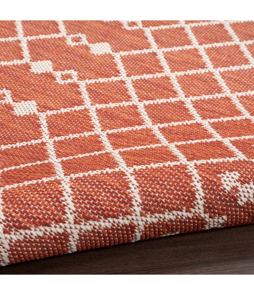 Nourison Positano Terracotta POS02 2 ft. X 6 ft. Rect. Rug