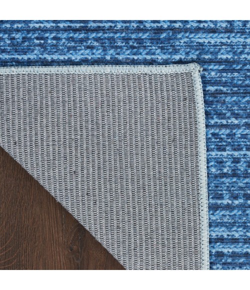 Nourison Nourison Washables Blue NWB03 9 ft. 2 in. X 12 ft. Rect. Rug