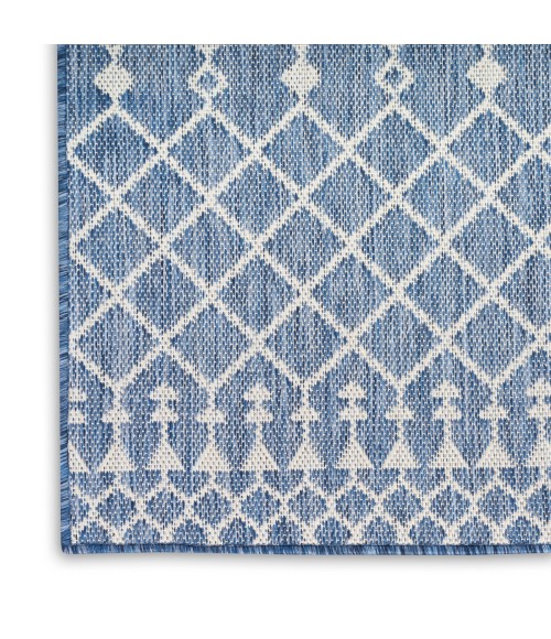 Nourison Positano Navy Blue POS02 4 ft. X 6 ft. Rect. Rug