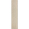 Nourison Tulum Cream TLM02 2 ft. 2 in. X 10 ft. Rect. Rug