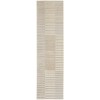 Nourison Splash 2ft. 2in. x 7ft. 6in. Beige Silver Modern Indoor Rug