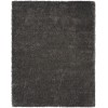 Nourison Luxurious Shag Grey LXR05 7 ft. 10 in. X 9 ft. 10 in. Rect. Rug