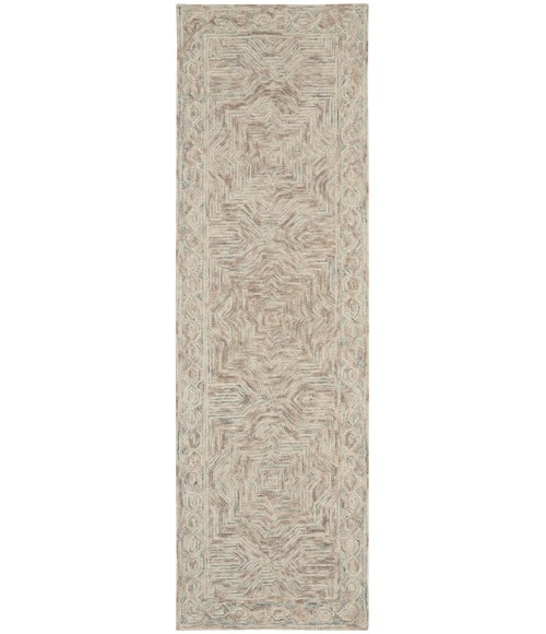Nourison Linked Blue Ivory LNK03 2 ft. 3 in. X 7 ft. 6 in. Rect. Rug