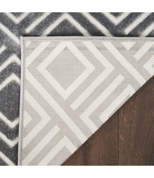 Nourison Casual Grey CSU03 5 ft. 3 in. X 7 ft. Rect. Rug