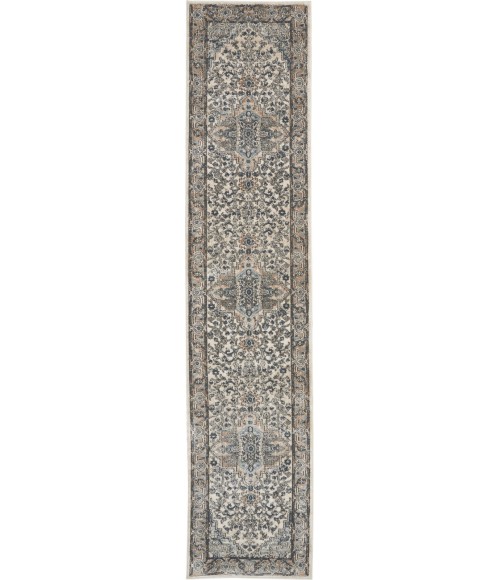 Nourison Concerto Ivory Grey CNC05 2 ft. 2 in. X 20 ft. Rect. Rug