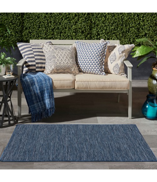 Nourison Practical Solutions Navy Blue PSL01 3 ft. X 5 ft. Rect. Rug