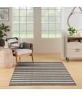 Nourison Positano Charcoal Ivory POS03 4 ft. X 6 ft. Rect. Rug