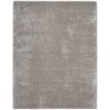 Nourison Luxurious Shag Silver LXR05 6 ft. 7 in. X 9 ft. 2 in. Rect. Rug