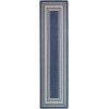 Nourison Horizon Indoor/Outdoor Navy HOZ03 2 ft. X 6 ft. Rect. Rug