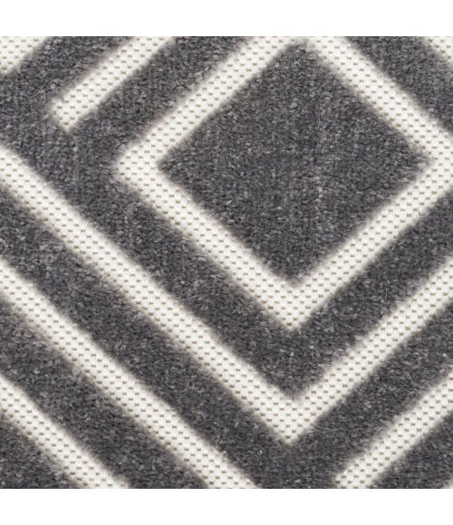 Nourison Casual Grey CSU03 2 ft. X 6 ft. Rect. Rug